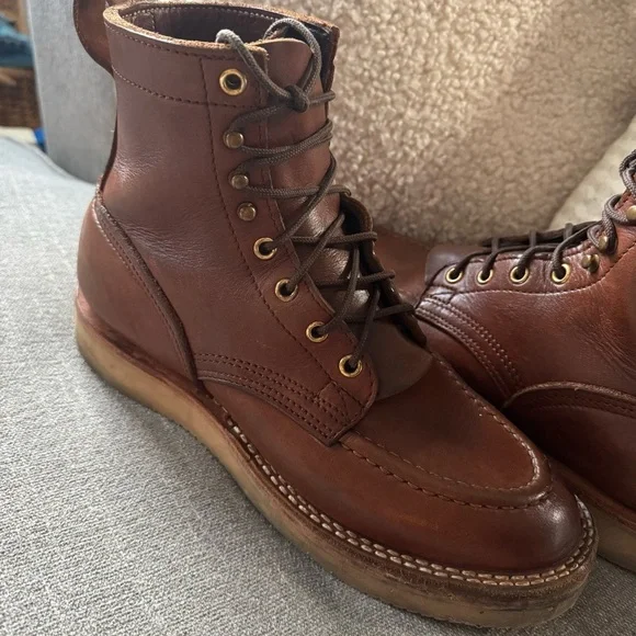 Nicks‎ Boots handmade Classic Brown Leather Boots